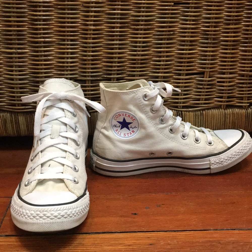 White high top Converse